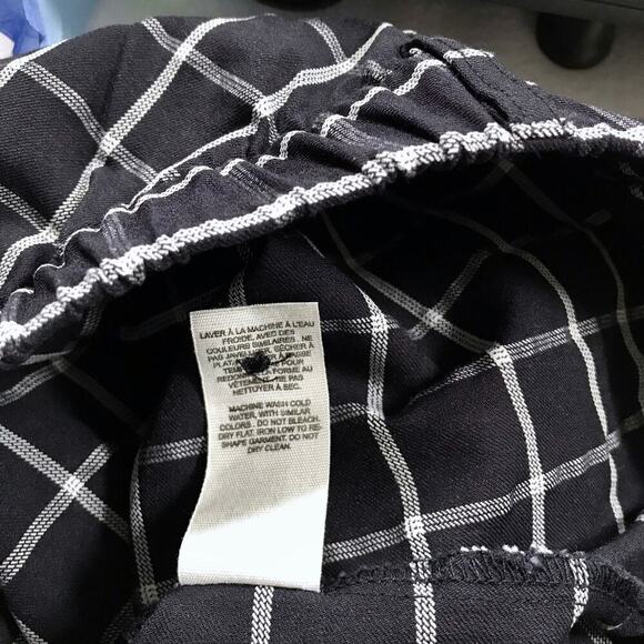 Garage High Rise Ankle Skinny Gingham Pants for Juniors S - Picture 8 of 9